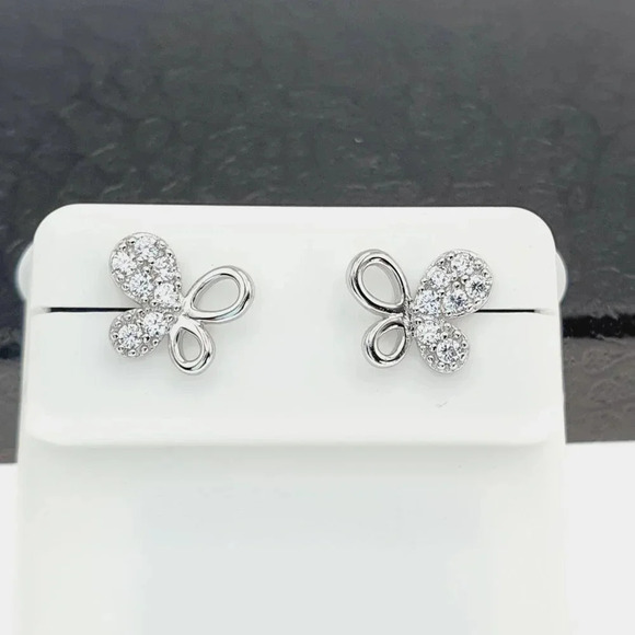 "925 sterling silver luxury CZ earrings for women/girls, Best forRJUS2216 - Picture 7 of 11